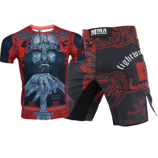 MMA and Boxing Rashguard Top & Shorts| Viking Collection