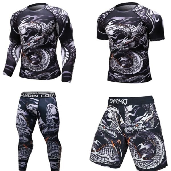 BJJ and MMA Rashgaurd and Spats| Dragon Collection